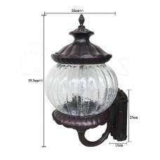 Glass Ball Wall Lamp l 6100W/M CF